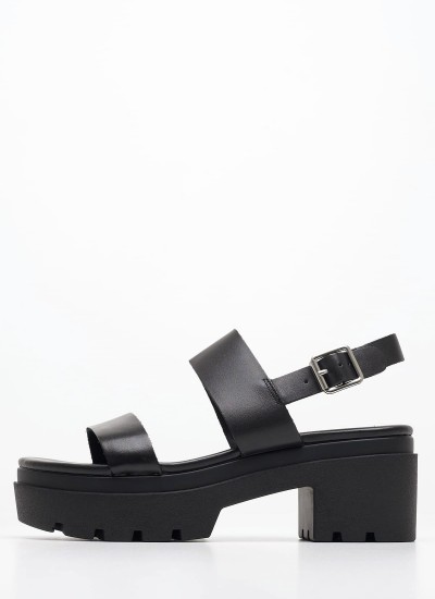 Women Sandals Emmy.Sndl Black Leather Windsor Smith