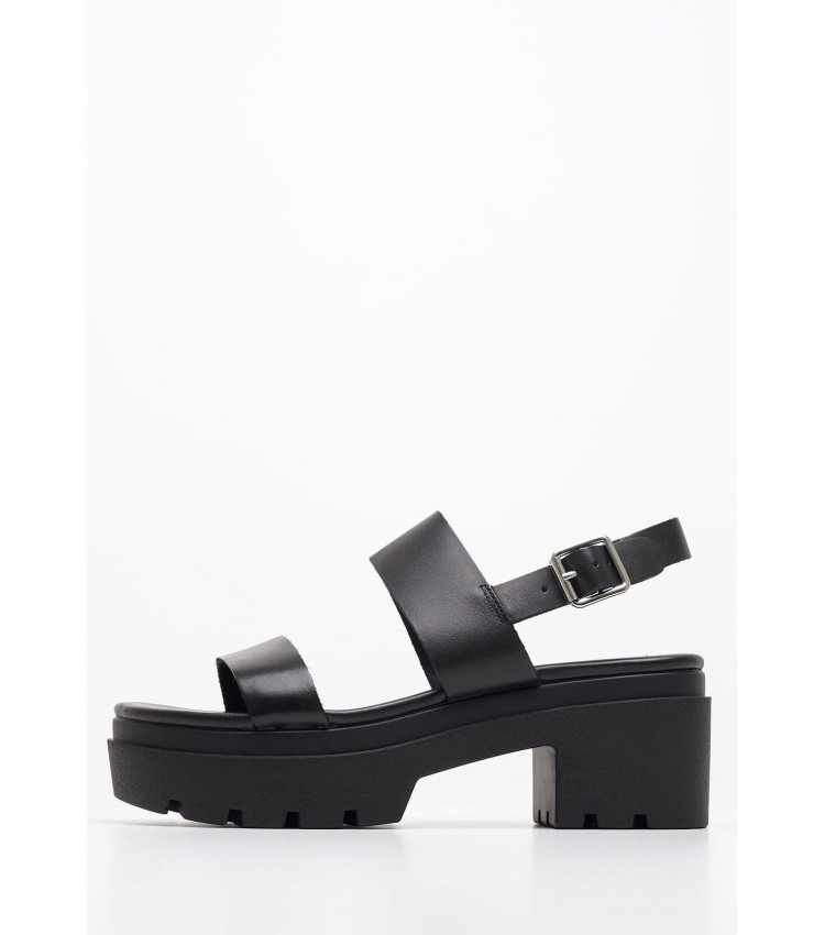 Women Sandals Emmy.Sndl Black Leather Windsor Smith