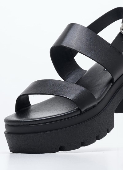 Women Sandals Emmy.Sndl Black Leather Windsor Smith