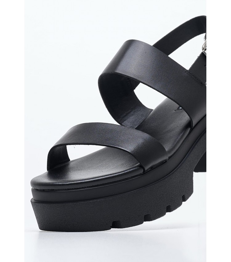 Women Sandals Emmy.Sndl Black Leather Windsor Smith