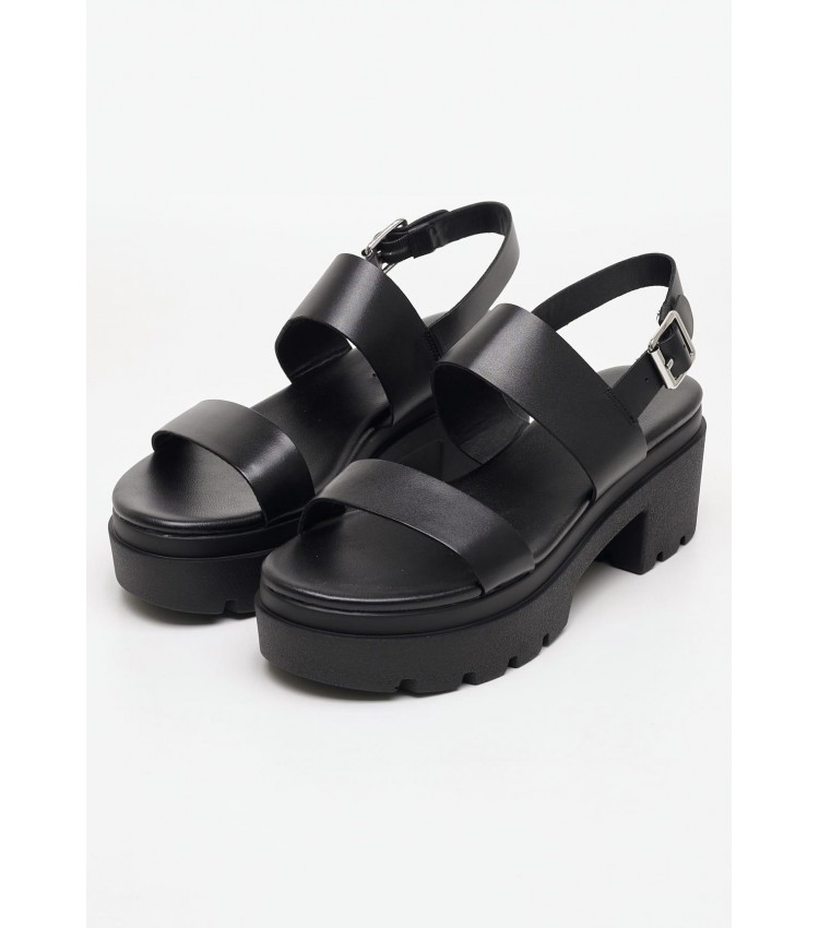 Women Sandals Emmy.Sndl Black Leather Windsor Smith