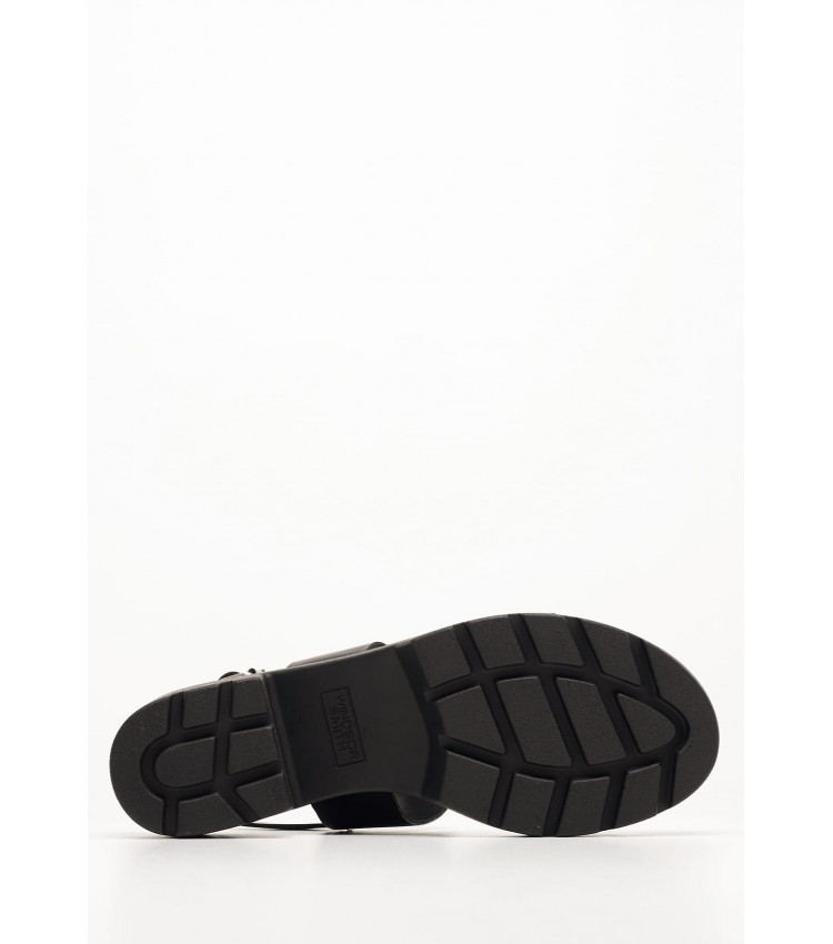 Women Sandals Emmy.Sndl Black Leather Windsor Smith