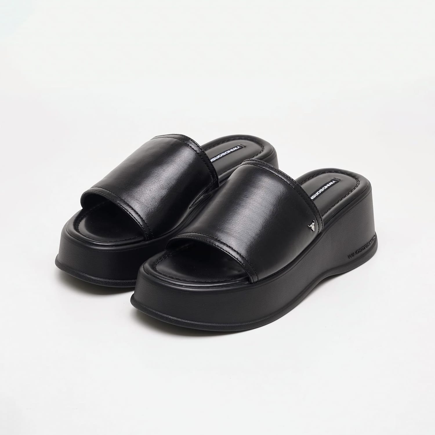 Women Platforms Low Horizon Black Leather Windsor Smith Women Platforms Low Horizon Black Leather Windsor Smith