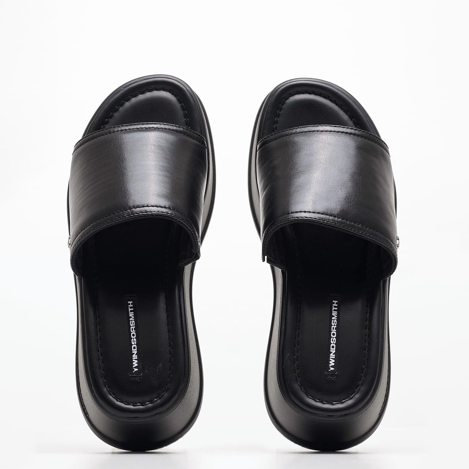 Women Platforms Low Horizon Black Leather Windsor Smith Women Platforms Low Horizon Black Leather Windsor Smith