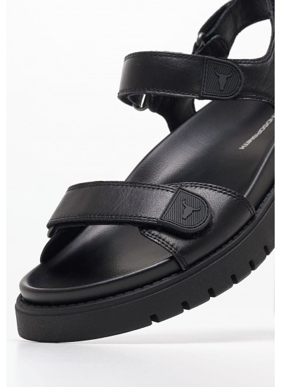 Women Flats Midsummer Black Leather Windsor Smith