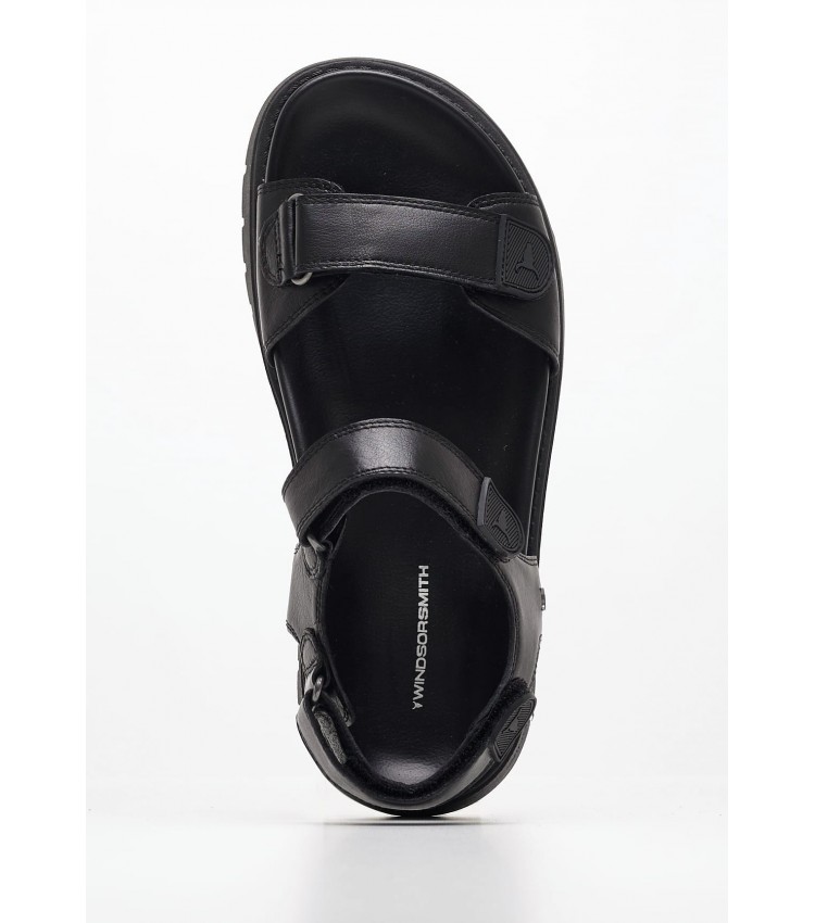 Women Flats Midsummer Black Leather Windsor Smith