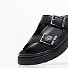 Γυναικεία Flats Mood Μαύρο Δέρμα Windsor Smith Γυναικεία Flats Mood Μαύρο Δέρμα Windsor Smith