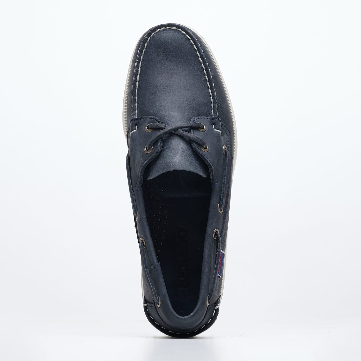 Men Sailing shoes Docksides.Crazy Blue Oily Leather Sebago Men Sailing shoes Docksides.Crazy Blue Oily Leather Sebago