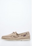 Men Sailing shoes Port.Fleshout Beige Buckskin Sebago