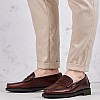 Men Moccasins Waxy2.Polaris Brown Leather Sebago Men Moccasins Waxy2.Polaris Brown Leather Sebago