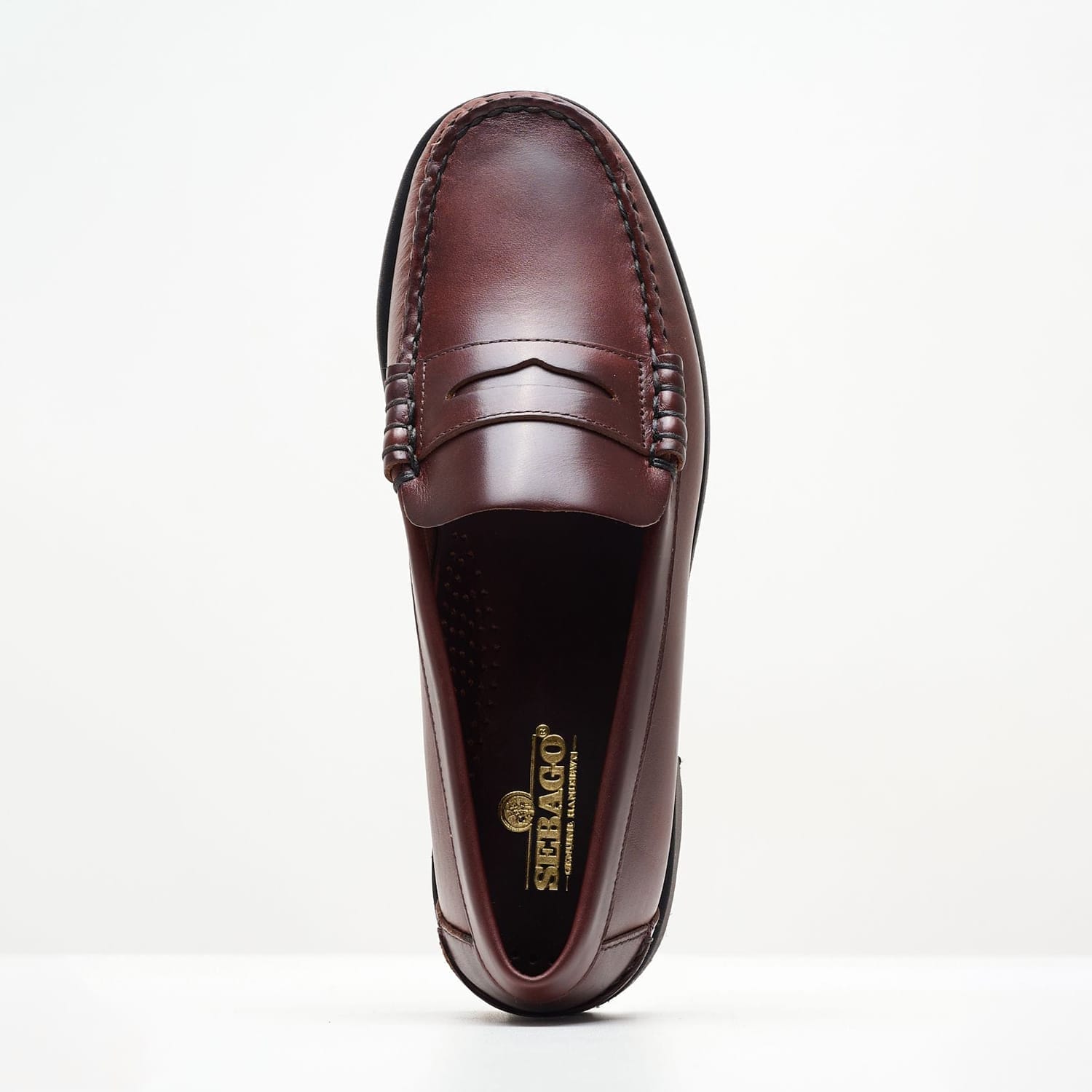Men Moccasins Waxy2.Polaris Brown Leather Sebago Men Moccasins Waxy2.Polaris Brown Leather Sebago