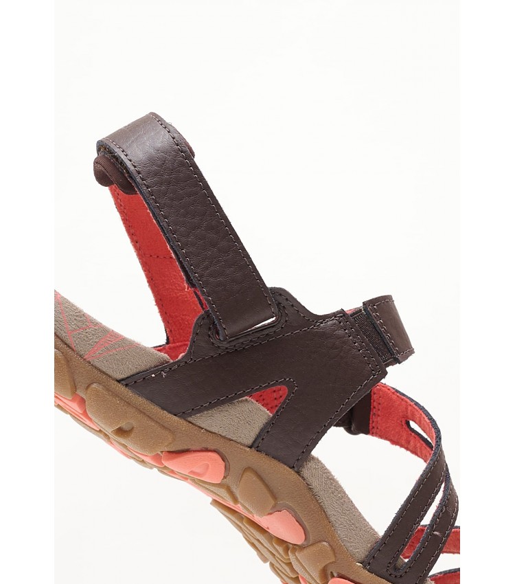 Women Flip Flops & Sandals Sandspur.2 Brown Leather Merrell