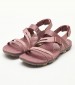 Women Flip Flops & Sandals Sandspur Pink Leather Merrell