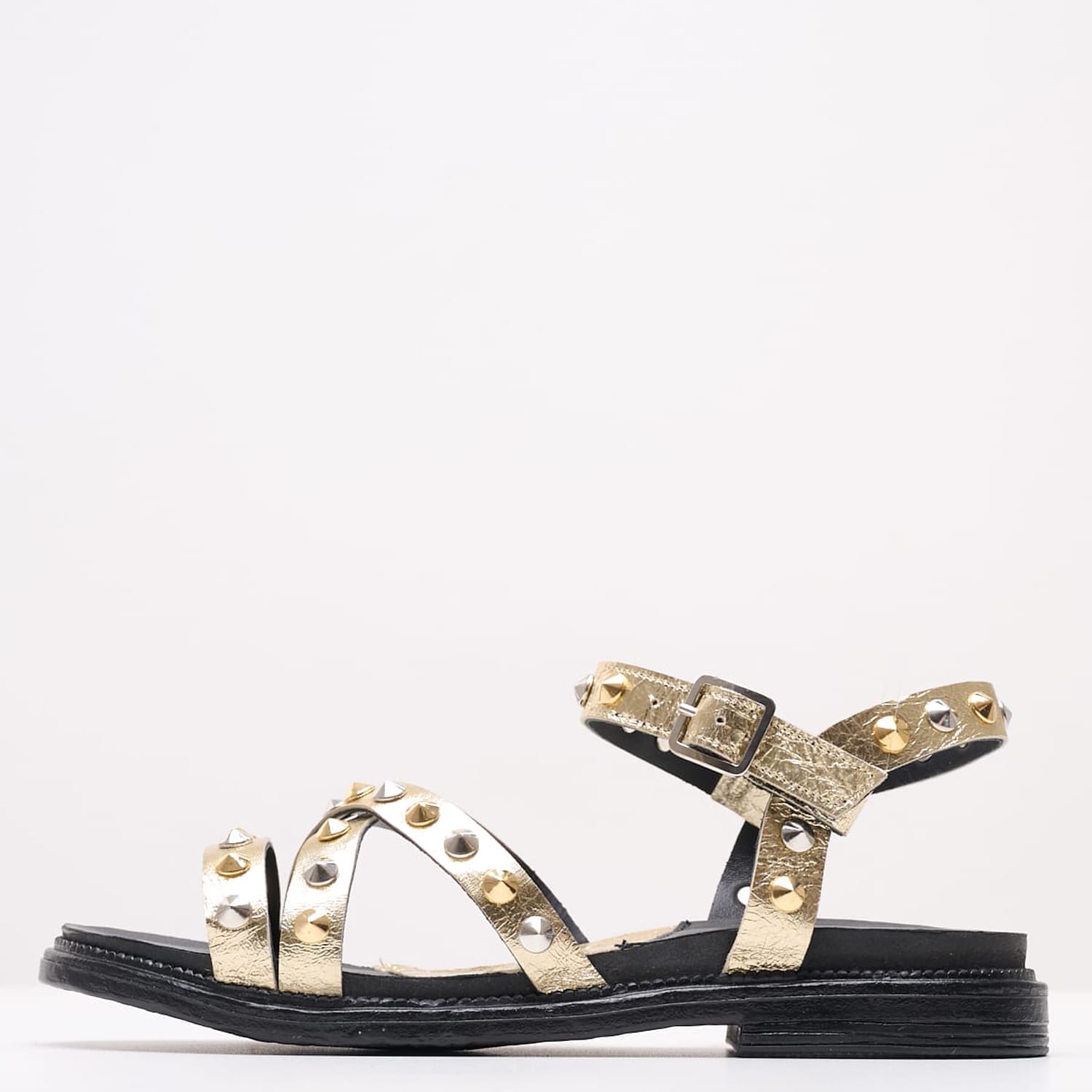 Γυναικεία Flats 1Tato200 Χρυσό Δέρμα Dei Colli