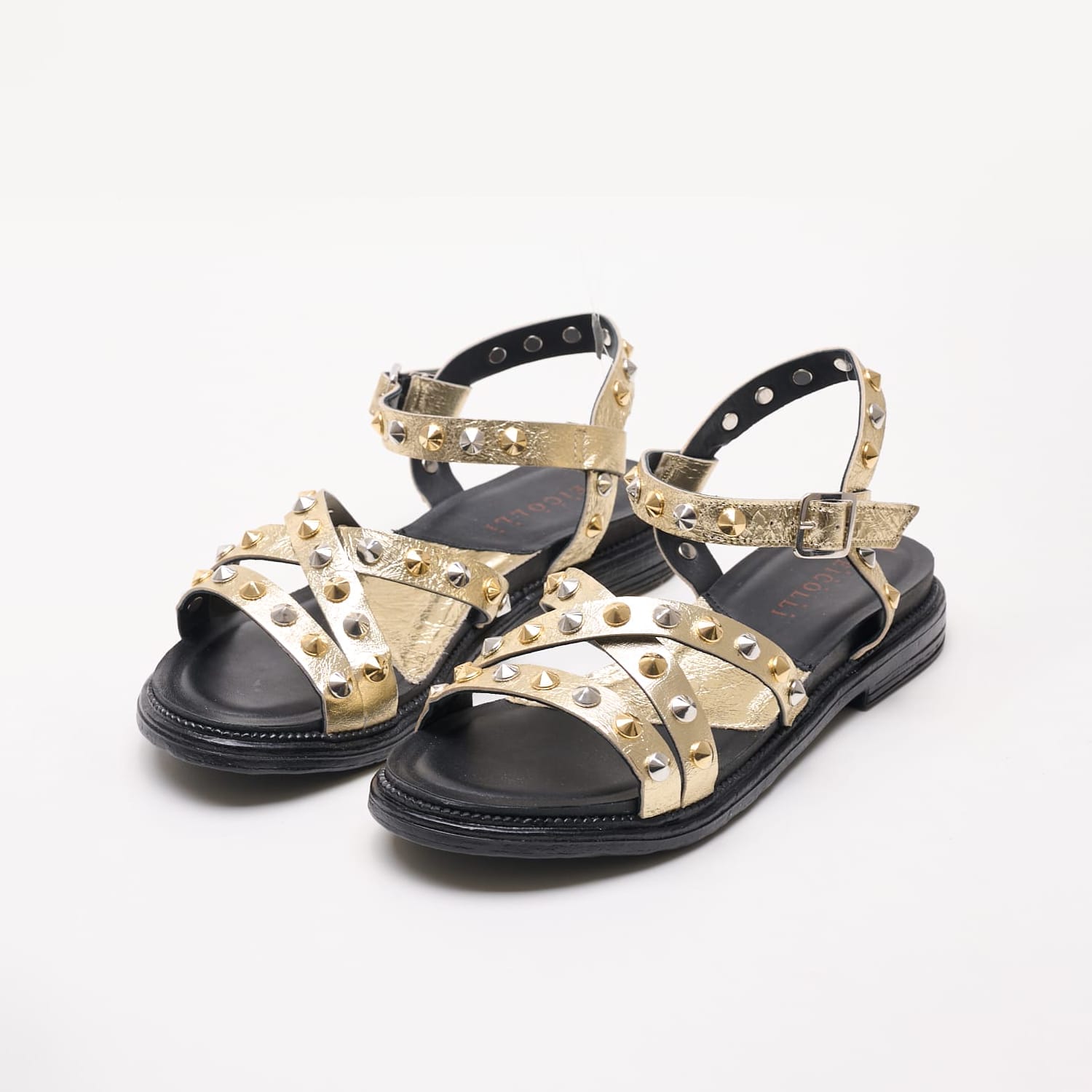 Γυναικεία Flats 1Tato200 Χρυσό Δέρμα Dei Colli Γυναικεία Flats 1Tato200 Χρυσό Δέρμα Dei Colli
