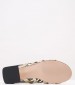 Women Sandals 1Tonic106 Gold Leather Dei Colli