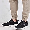 Men Casual Shoes Komfu Black Fabric Lumberjack