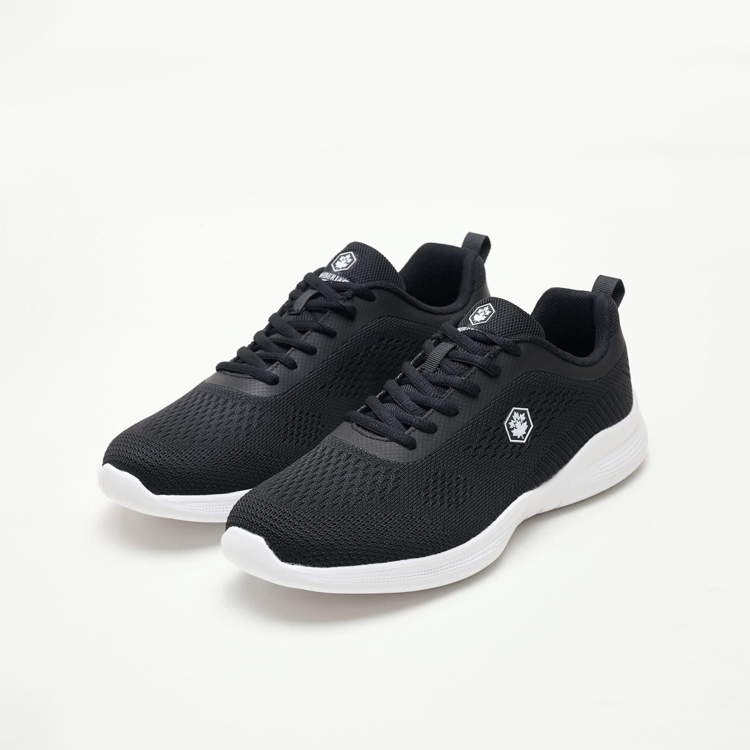 Men Casual Shoes Komfu Black Fabric Lumberjack