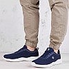 Men Casual Shoes Komfu Blue Fabric Lumberjack