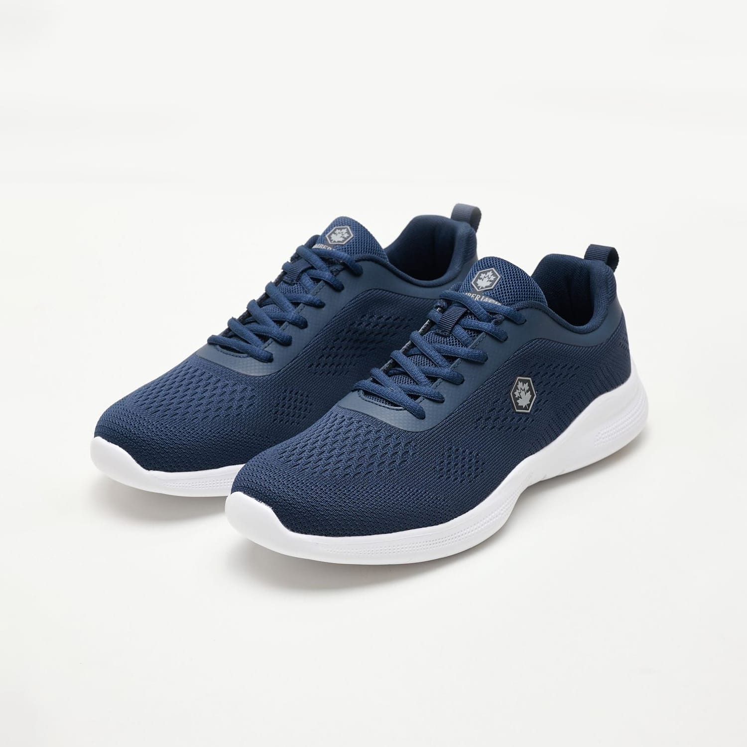 Men Casual Shoes Komfu Blue Fabric Lumberjack