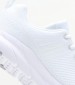 Women Casual Shoes Sport.Connect White Fabric Lumberjack