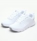 Women Casual Shoes Sport.Connect White Fabric Lumberjack