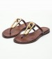 Women Flats 02.310 Brown Leather MAKIS KOTRIS