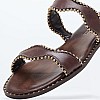 Women Flats 04.027.1 Brown Leather MAKIS KOTRIS Women Flats 04.027.1 Brown Leather MAKIS KOTRIS