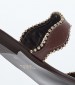 Women Flats 04.027.1 Brown Leather MAKIS KOTRIS