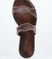 Women Flats 04.027.1 Brown Leather MAKIS KOTRIS