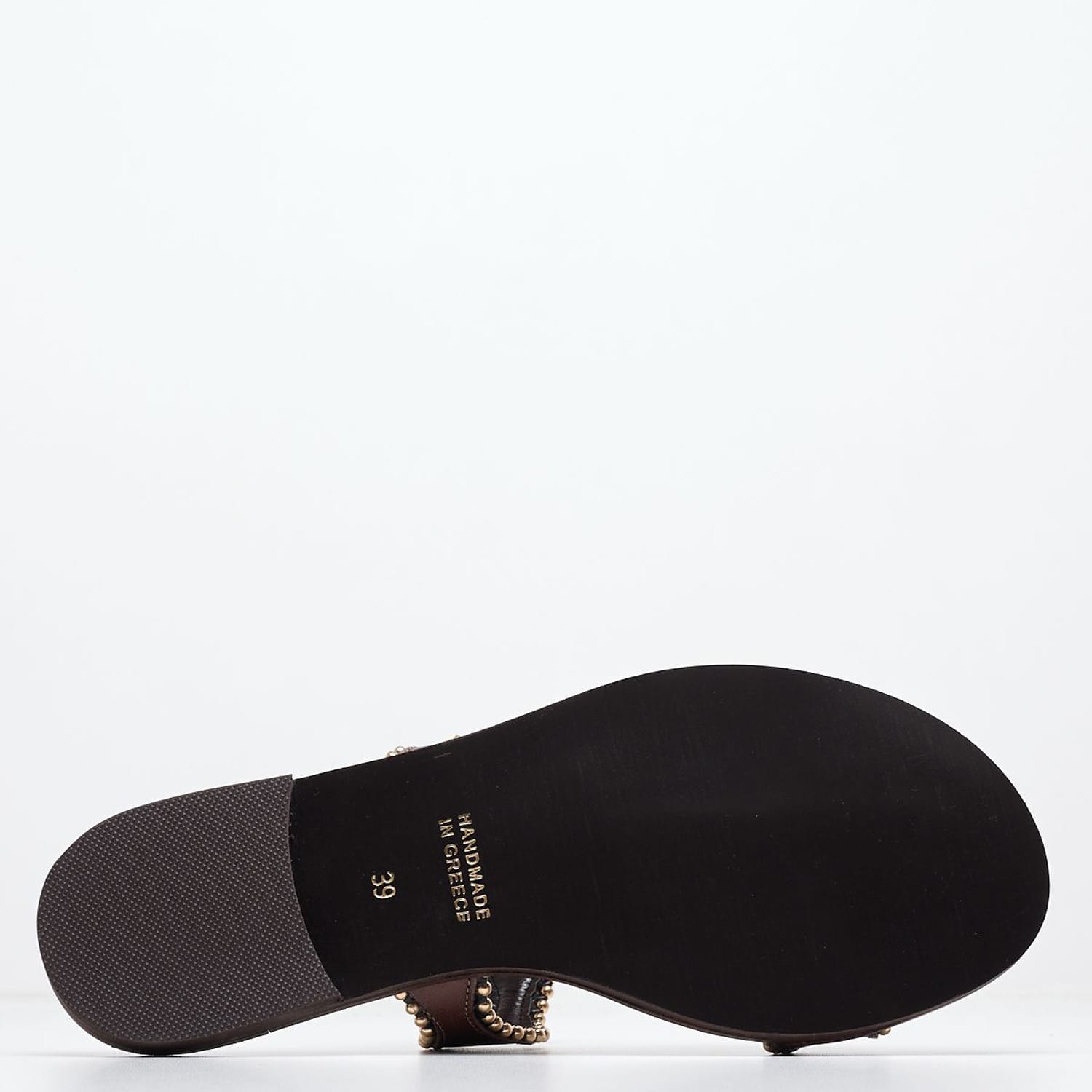 Women Flats 04.027.1 Brown Leather MAKIS KOTRIS Women Flats 04.027.1 Brown Leather MAKIS KOTRIS