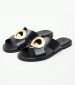 Women Flats 04.551 Black Leather MAKIS KOTRIS