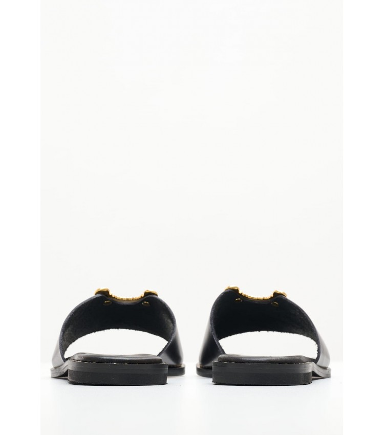 Women Flats 04.553 Black Leather MAKIS KOTRIS