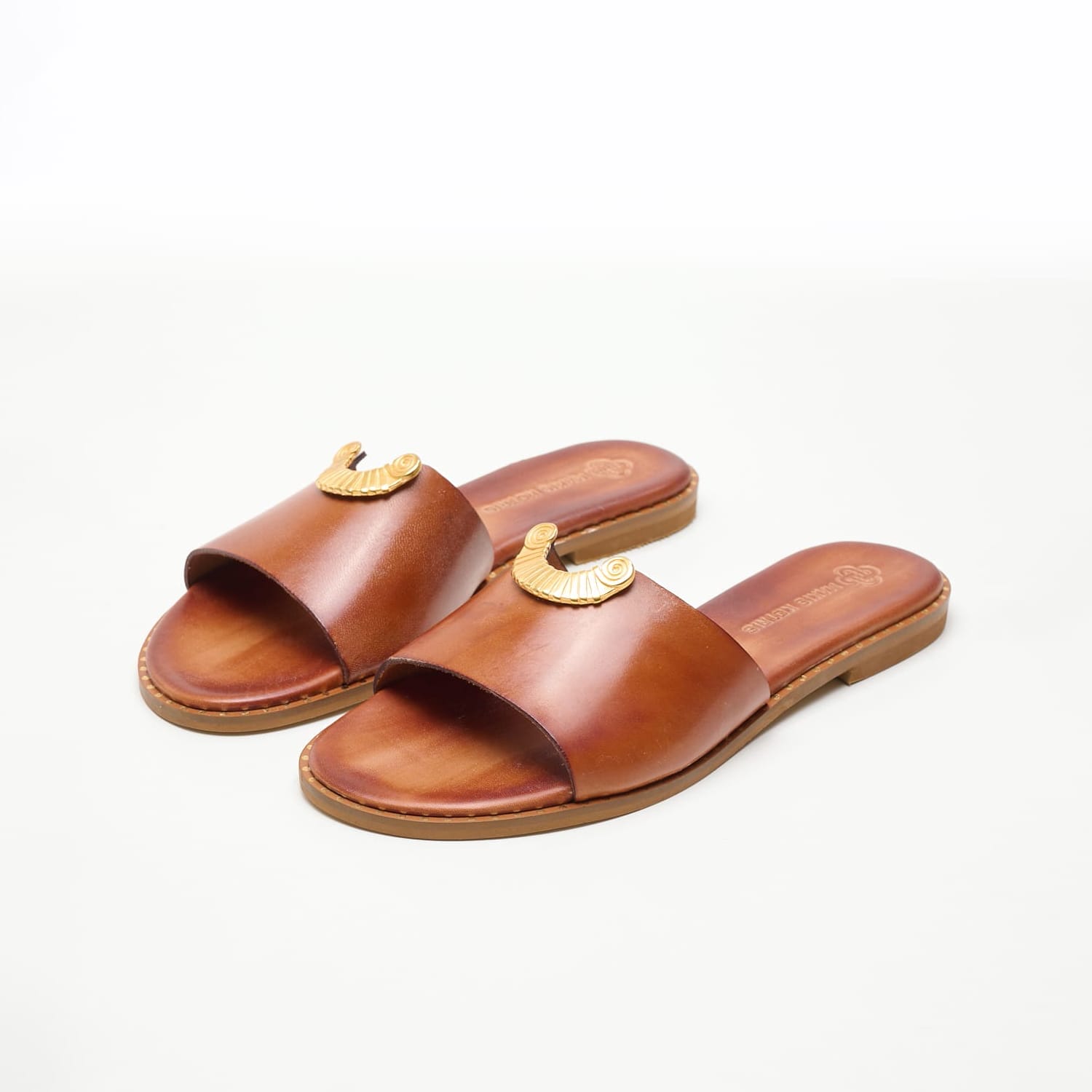 Γυναικεία Flats 04.553 Ταμπά Δέρμα Makis Kotris Γυναικεία Flats 04.553 Ταμπά Δέρμα Makis Kotris