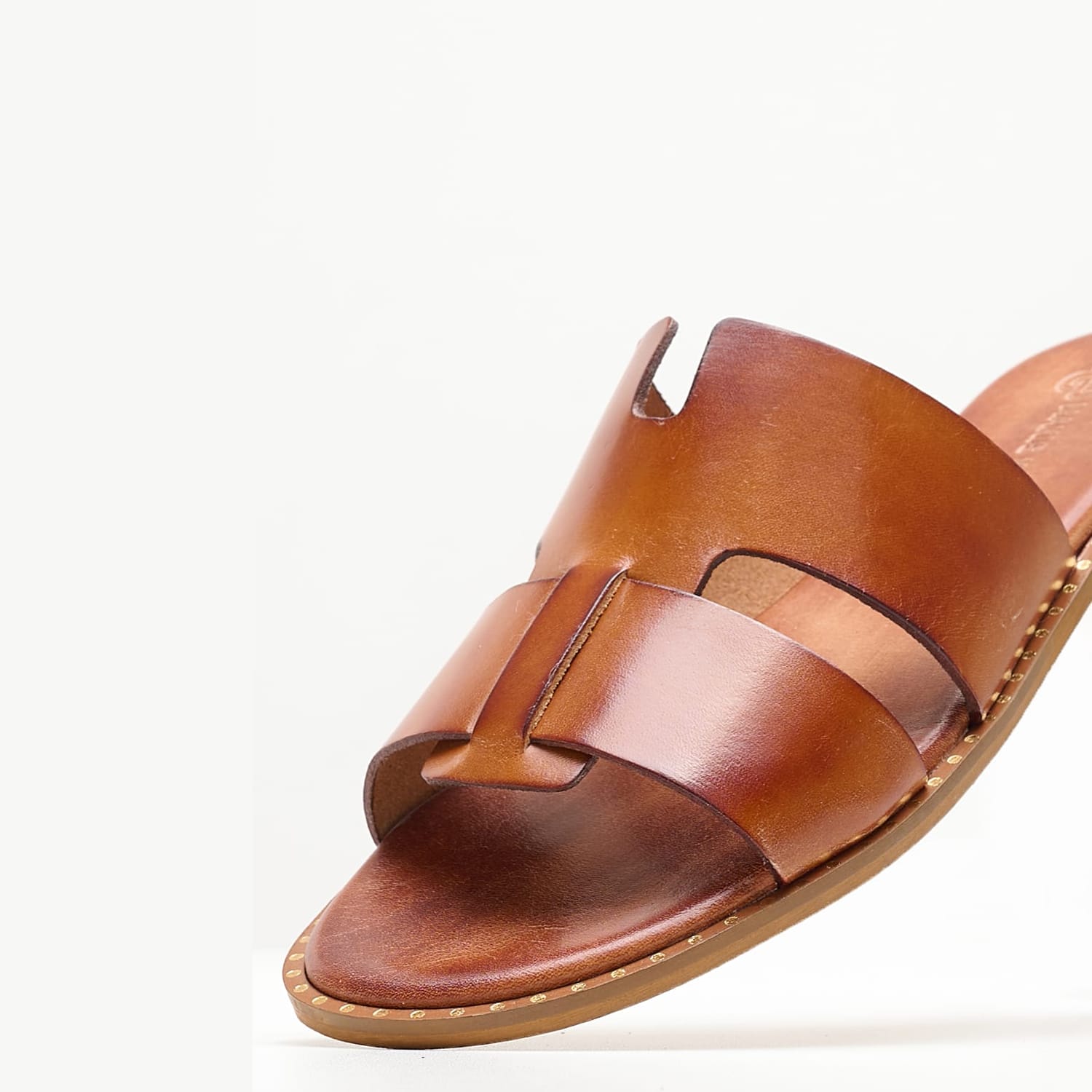 Γυναικεία Flats 04.555 Ταμπά Δέρμα Makis Kotris