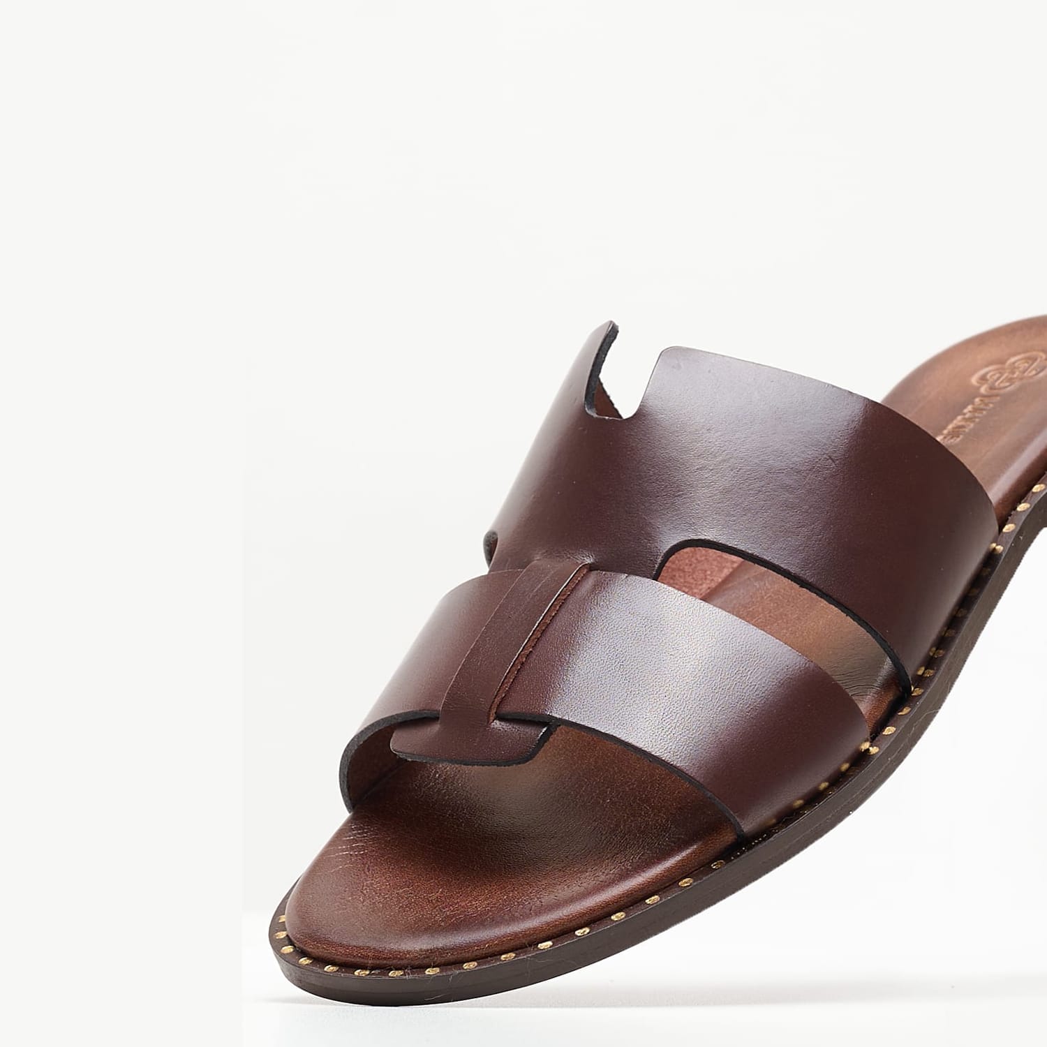 Γυναικεία Flats 04.555 Καφέ Δέρμα Makis Kotris