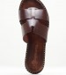 Women Flats 04.555 Brown Leather MAKIS KOTRIS