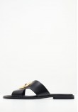 Women Flats 04.580 Black Leather MAKIS KOTRIS