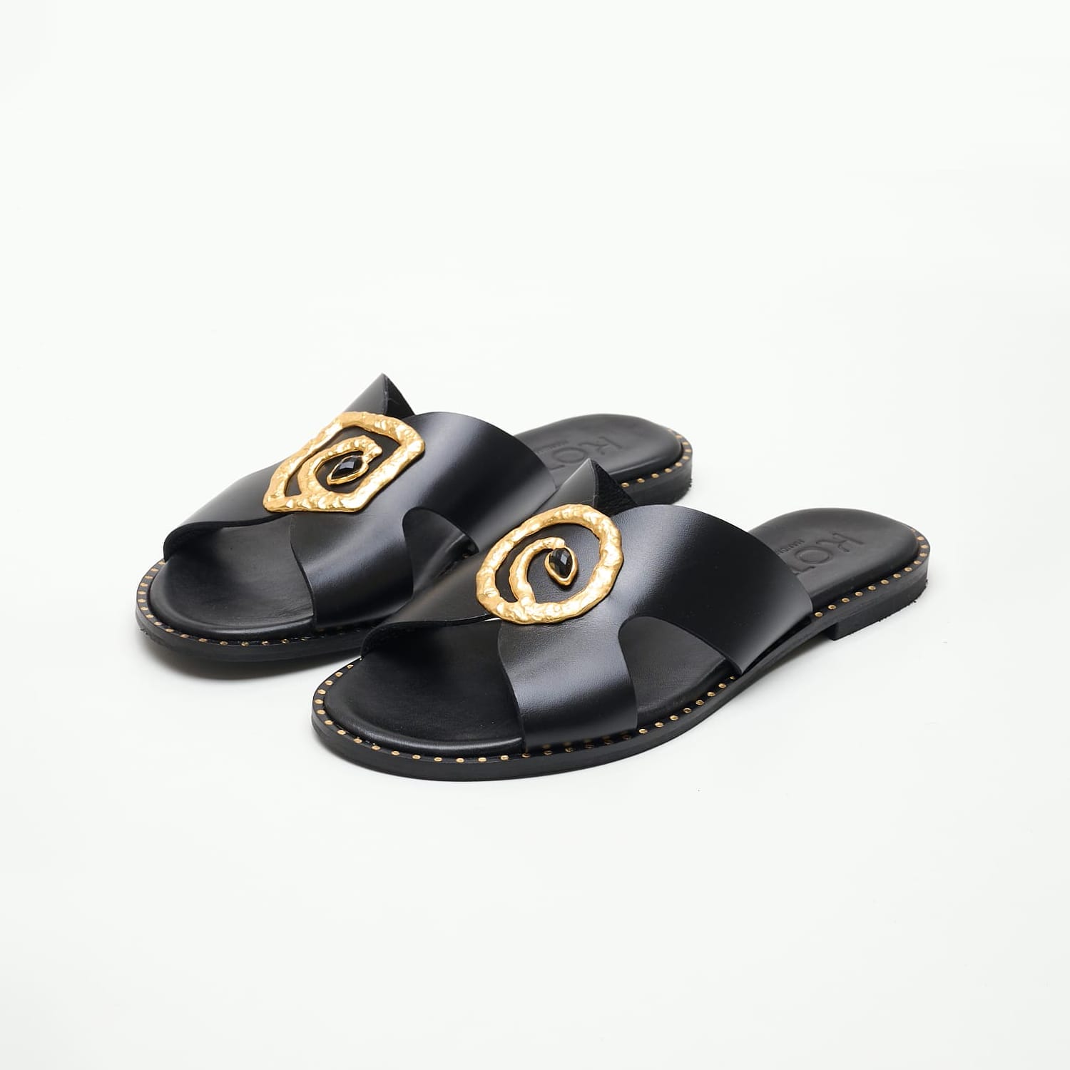 Γυναικεία Flats 04.580 Μαύρο Δέρμα Makis Kotris Γυναικεία Flats 04.580 Μαύρο Δέρμα Makis Kotris