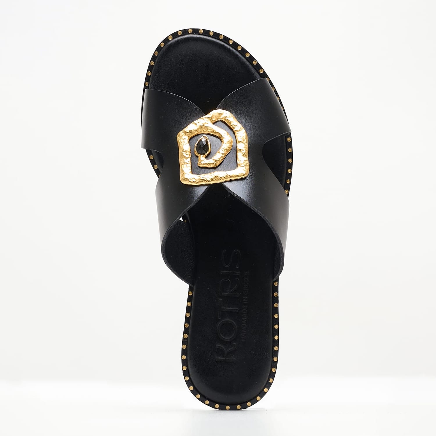 Γυναικεία Flats 04.580 Μαύρο Δέρμα Makis Kotris Γυναικεία Flats 04.580 Μαύρο Δέρμα Makis Kotris