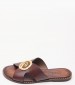 Women Flats 04.580 Brown Leather MAKIS KOTRIS