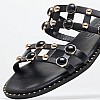 Γυναικεία Flats 04.645.S Μαύρο Δέρμα Makis Kotris Γυναικεία Flats 04.645.S Μαύρο Δέρμα Makis Kotris