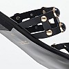 Γυναικεία Flats 04.645.S Μαύρο Δέρμα Makis Kotris Γυναικεία Flats 04.645.S Μαύρο Δέρμα Makis Kotris