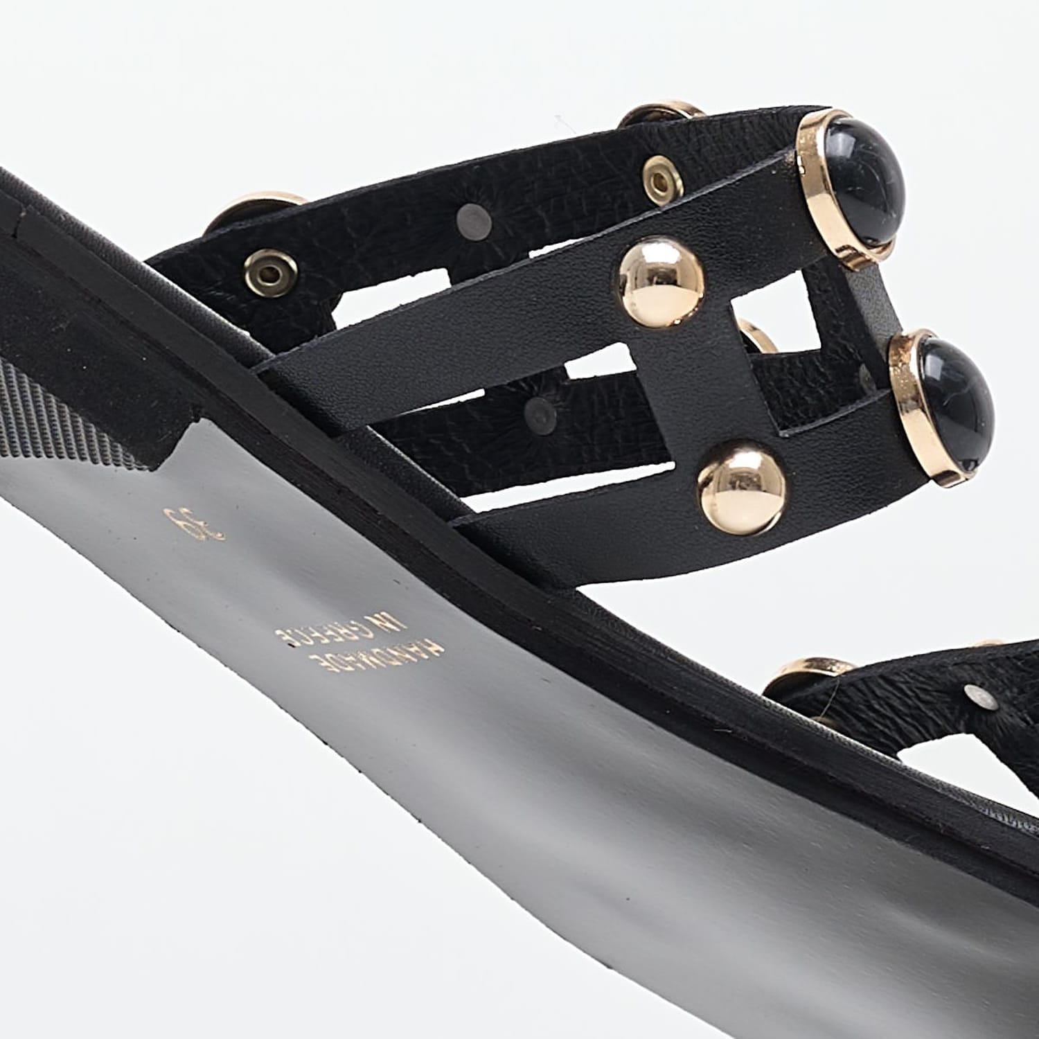 Γυναικεία Flats 04.645.S Μαύρο Δέρμα Makis Kotris Γυναικεία Flats 04.645.S Μαύρο Δέρμα Makis Kotris