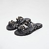 Γυναικεία Flats 04.645.S Μαύρο Δέρμα Makis Kotris Γυναικεία Flats 04.645.S Μαύρο Δέρμα Makis Kotris