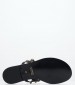 Women Flats 04.645.S Black Leather MAKIS KOTRIS