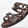 Γυναικεία Flats 04.645.S Καφέ Δέρμα Makis Kotris Γυναικεία Flats 04.645.S Καφέ Δέρμα Makis Kotris