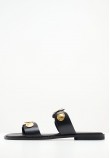 Women Flats 04.857 Black Leather MAKIS KOTRIS