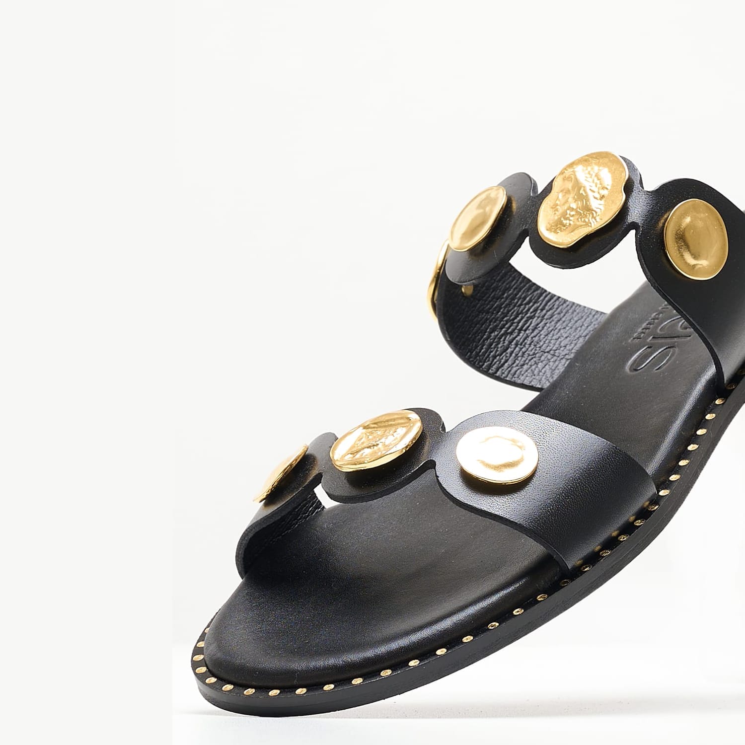 Γυναικεία Flats 04.857 Μαύρο Δέρμα Makis Kotris