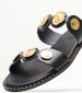 Women Flats 04.857 Black Leather MAKIS KOTRIS